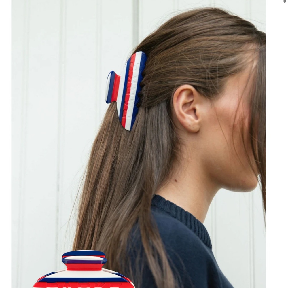 Striped Hair Clip PARKE